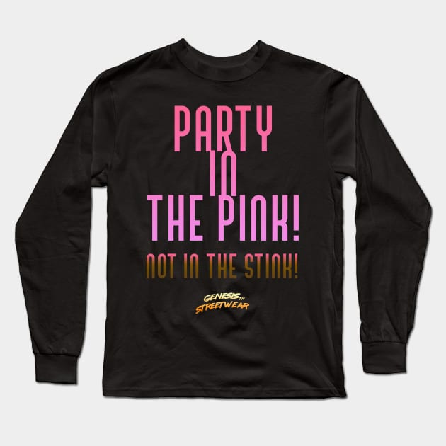 Genesis Streetwear - Party Time Long Sleeve T-Shirt by retromegahero